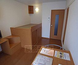 レオパレスカルム長岡京 1階1Kのリビング/ダイニング