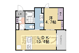 ForestMaison堀川御池 1LDKの間取図画像