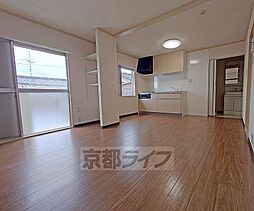 阪急嵐山線 上桂駅 徒歩10分の賃貸アパート 2階1LDKのリビング/ダイニング