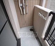 洗濯機がベランダです。
