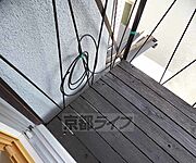 明るいバルコニー