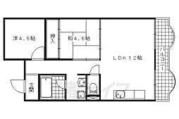 ローズハイツ 2LDKの間取図画像