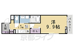 アリエッタ 1Kの間取図画像