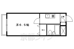 ハイツコロボックル 1Kの間取図画像