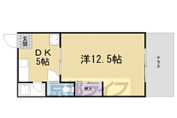 やよい荘 1DKの間取図画像
