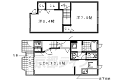 ネオ・フォレスト 2LDKの間取図画像