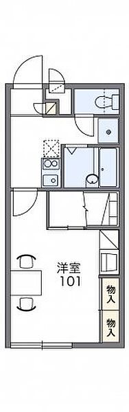 レオパレス青葉台 202｜広島県福山市青葉台2丁目(賃貸アパート1K・2階・23.18㎡)の写真 その2