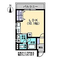 Maison de QuatreII  ｜ 広島県福山市西町1丁目（賃貸マンション1R・1階・27.28㎡） その2