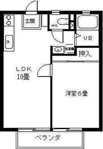 サンシティ杉本　Ａ ｜広島県福山市手城町3丁目(賃貸アパート1LDK・2階・35.92㎡)の写真 その2