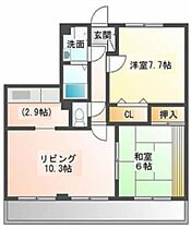 フォブール梅田  ｜ 広島県福山市神辺町字徳田1687-1（賃貸マンション2LDK・2階・54.65㎡） その2