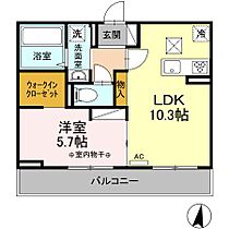 Cozy Court  ｜ 広島県福山市神辺町（賃貸アパート1LDK・1階・40.04㎡） その2