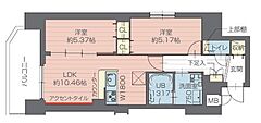 物件の間取り