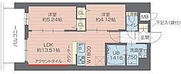 プレジオ西日暮里NORTH 2LDKの間取図画像