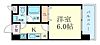 レ・コンフォルト6階6.3万円