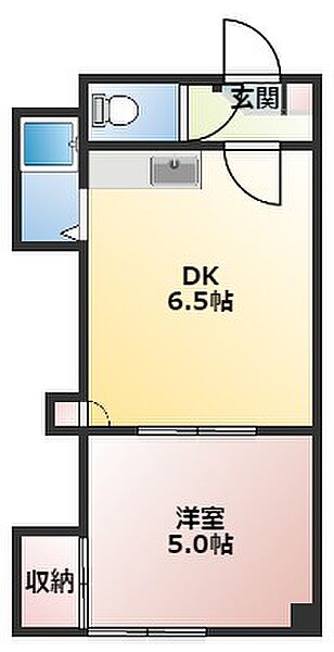 20CP実施中ケンタク北16条ビル 306｜北海道札幌市東区北十六条東1丁目(賃貸マンション1LDK・3階・24.91㎡)の写真 その2