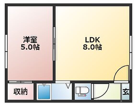 20CP実施中ウルスデポットN18 203｜北海道札幌市東区北十八条東20丁目(賃貸アパート1LDK・2階・28.75㎡)の写真 その2