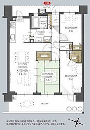 間取図画像 3LDK