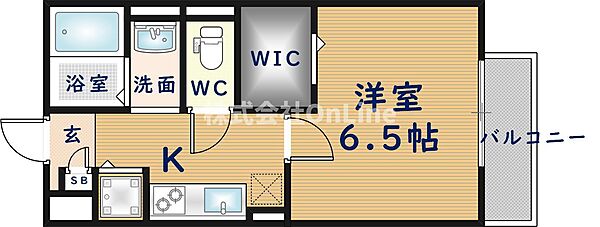 ルピナスA棟 ｜大阪府八尾市安中町8丁目(賃貸アパート1K・1階・26.50㎡)の写真 その2