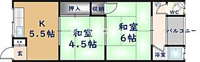 山田グリーンハイツ  ｜ 大阪府八尾市八尾木北3丁目（賃貸アパート2K・2階・40.00㎡） その2