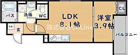 ALEGRIA八尾東本町  ｜ 大阪府八尾市東本町1丁目（賃貸アパート1LDK・3階・29.59㎡） その2