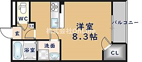 大阪府八尾市老原3丁目（賃貸マンション1K・3階・28.85㎡） その2