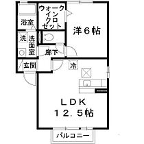 ラ・ミュー久宝寺 II棟  ｜ 大阪府八尾市跡部北の町1丁目（賃貸アパート1LDK・1階・44.15㎡） その2