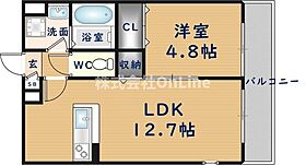 アムールラック  ｜ 大阪府八尾市福万寺町2丁目（賃貸アパート1LDK・2階・40.36㎡） その2