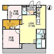 仮称D-ROOM恩智北町3丁目 105 ｜ 大阪府八尾市恩智北町3丁目79（賃貸アパート2LDK・1階・63.78㎡） その2