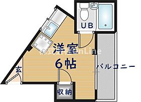 サンコート高安  ｜ 大阪府八尾市高安町南4丁目（賃貸マンション1R・2階・17.00㎡） その2