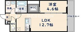 ドミソレイユII  ｜ 大阪府八尾市南本町5丁目（賃貸アパート1LDK・2階・41.05㎡） その2