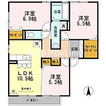 D-ROOM青山 B棟  ｜ 大阪府八尾市青山町2丁目（賃貸アパート3LDK・2階・69.74㎡） その2