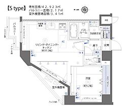 ズーム板橋大山 5階1LDKの間取り