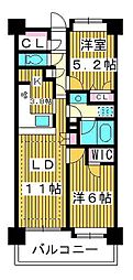 コンフォリア板橋仲宿 2LDKの間取図画像