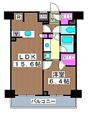 ラティエラ板橋 1LDKの間取図画像
