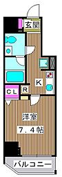 SKYCOURT板橋大山 1Kの間取図画像