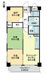 ライオンズマンション新高島平 2SDKの間取図画像