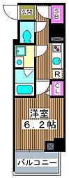 CREVISTA板橋ときわ台 1Kの間取図画像