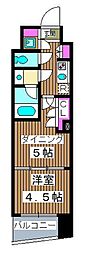 S-FORT中板橋 1DKの間取図画像