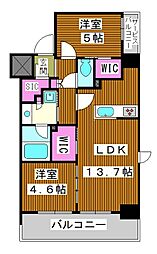 S-RESIDENCE板橋大山 2LDKの間取図画像