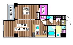 ガーデンコートA西高島平 1LDKの間取図画像