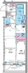 ジェノヴィア西高島平2 1LDKの間取図画像