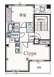 b'CASA池袋ウエスト 1LDKの間取図画像
