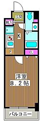 レヴィーガ板橋徳丸 1Kの間取図画像