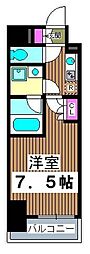 ルーブル板橋東新町壱番館 1Kの間取図画像
