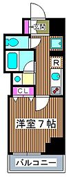 クレストコート志村坂上 1Kの間取図画像