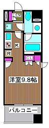 COMFORIA大山 ワンルームの間取図画像
