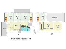 あいの風とやま鉄道 水橋駅 徒歩30分 6DKの間取り