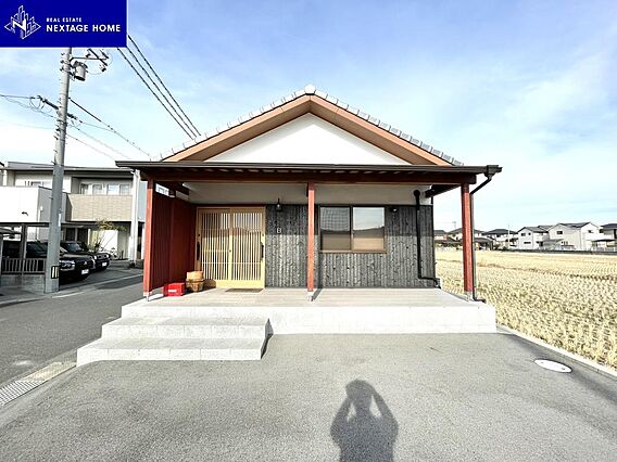 焼き板風の外壁...