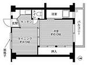 ビレッジハウス高田1号棟 413 ｜ 大阪府茨木市高田町（賃貸マンション1DK・4階・28.98㎡） その2