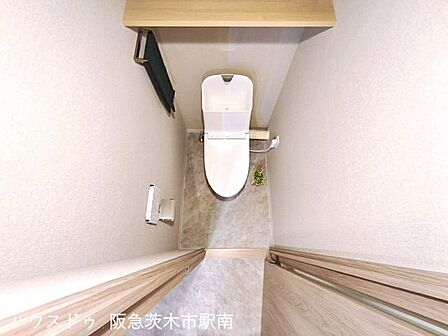 トイレを上から見た様子